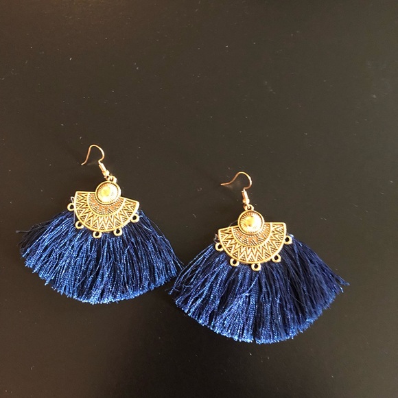 Jewelry - Tassel Earrings in blue Jewelry - Tassel Earrings in blue
